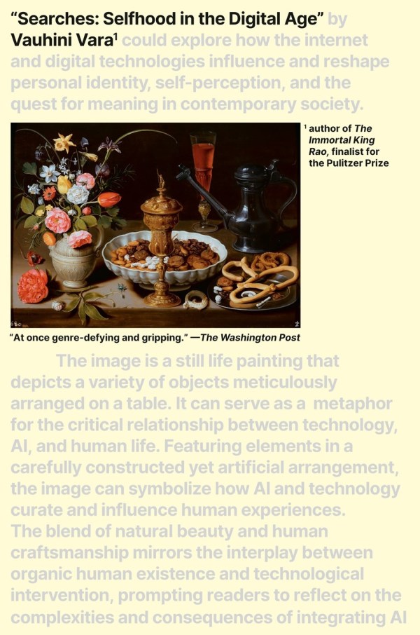 Searches: Selfhood in the Digital Age